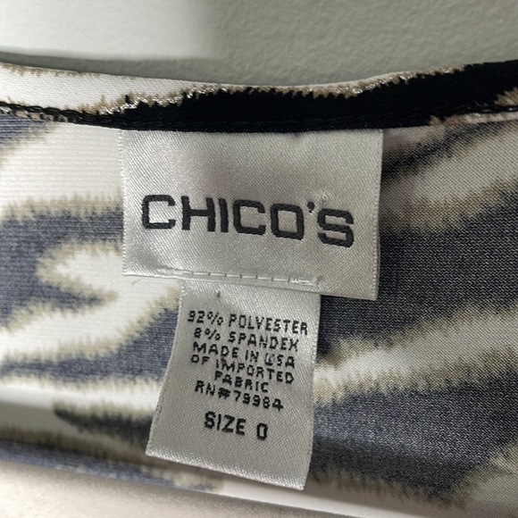 Chico's 3/4 Sleeve Top - Picture 2 of 4